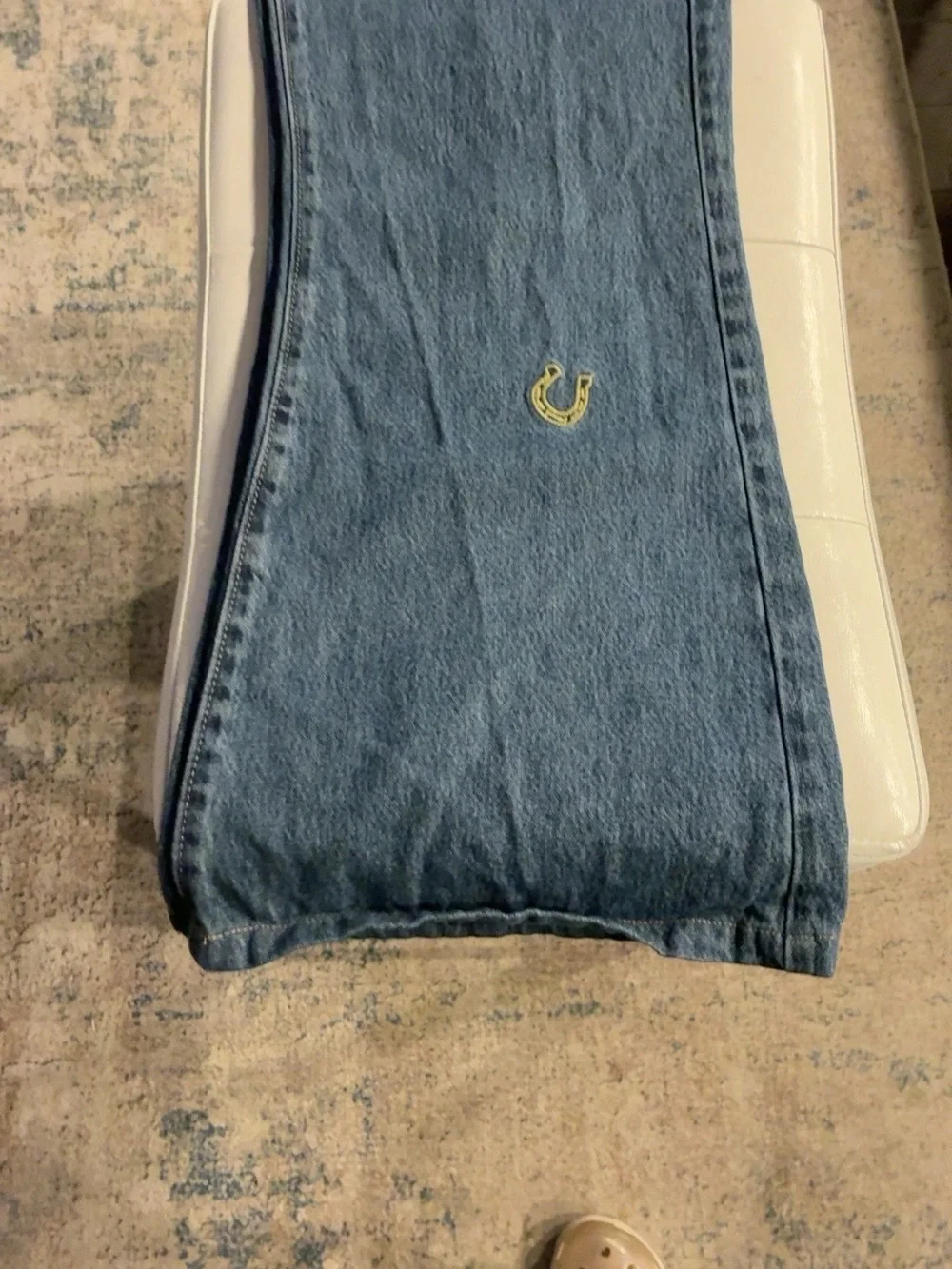 Old Navy Girls Size 16 Baggy- Flare Embroidered Jeans
